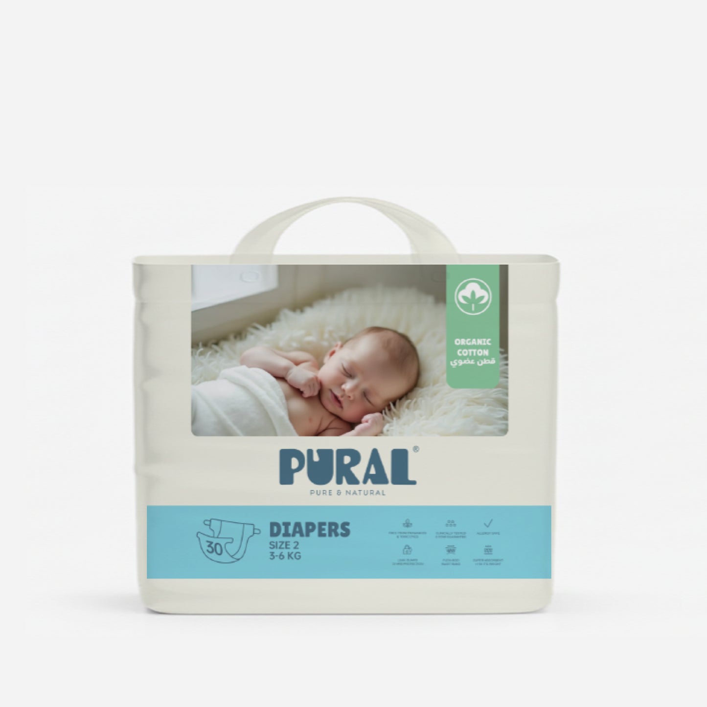 Diapers - Size 2 - 3KG to 6KG (Pack of 30)