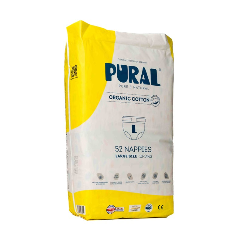 Diapers - Size 4 - 10KG to 14KG (Pack of 52)