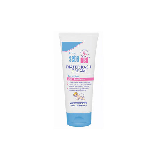 Sebamed baby diaper rash cream with panthenol for soothing and protecting sensitive skin