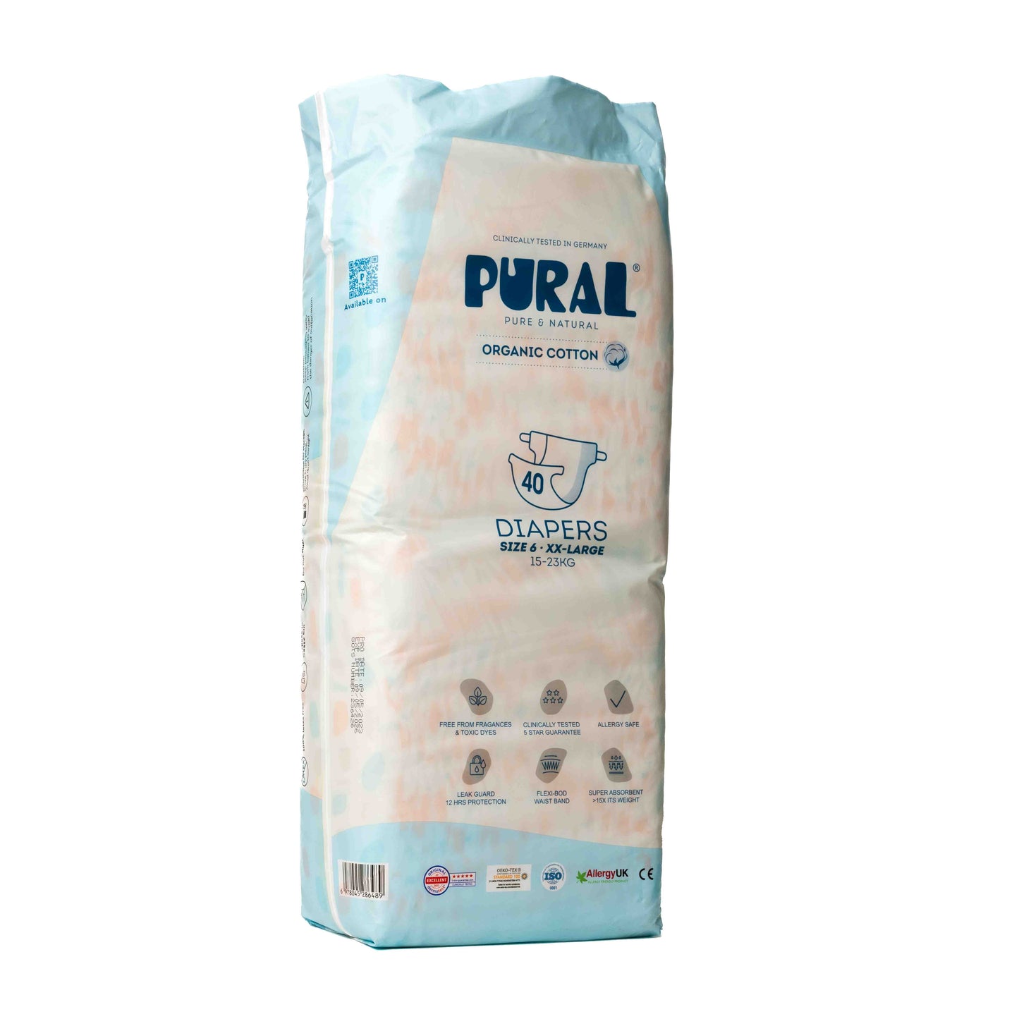 Diapers - XX-Large - 15KG to 23KG (Pack of 40)