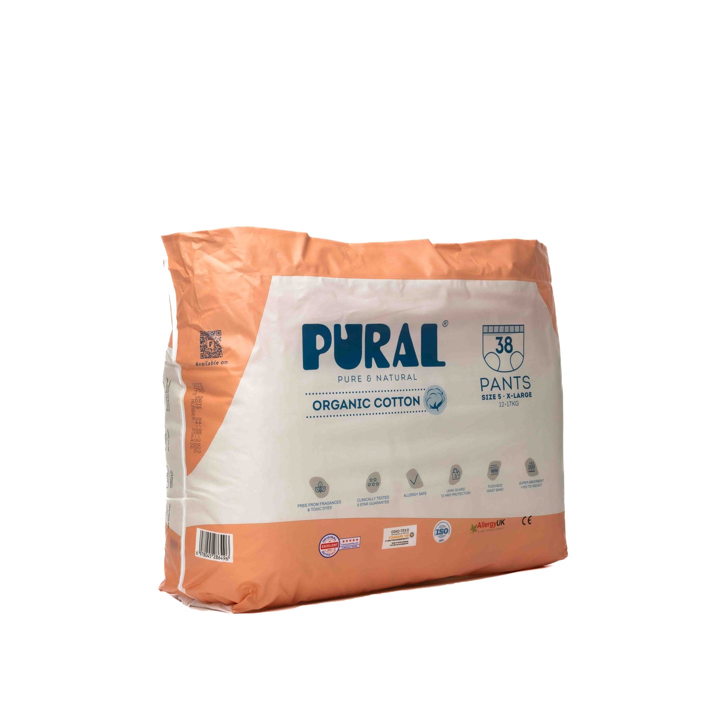Pull Up Diapers - X-Large - 12KG to 17KG (Pack of 38)