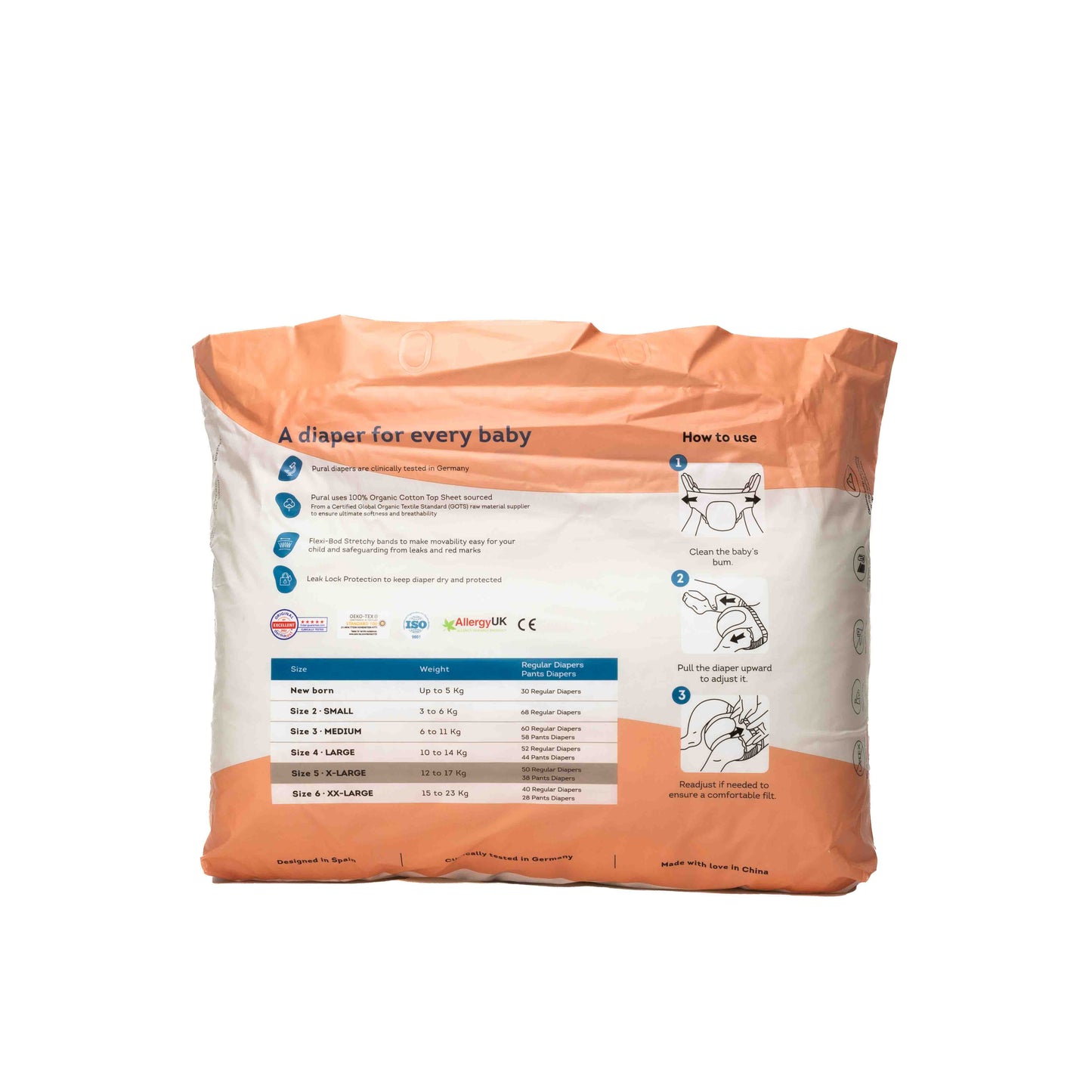 Pull Up Diapers - X-Large - 12KG to 17KG (Pack of 38)