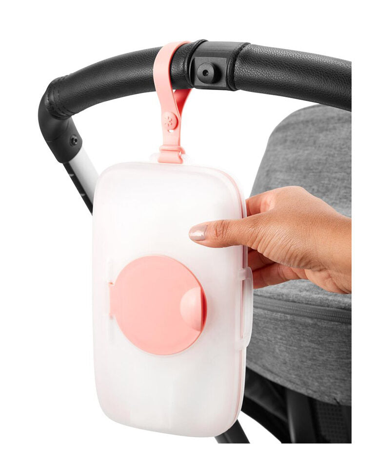 Skip Hop Grab & Go Snug Seal Wipes Case – Blush Pink