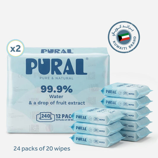 Pure Water Natural Baby Wipes